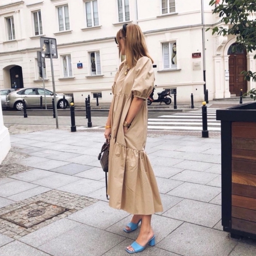 Zara Cotton midi dress
